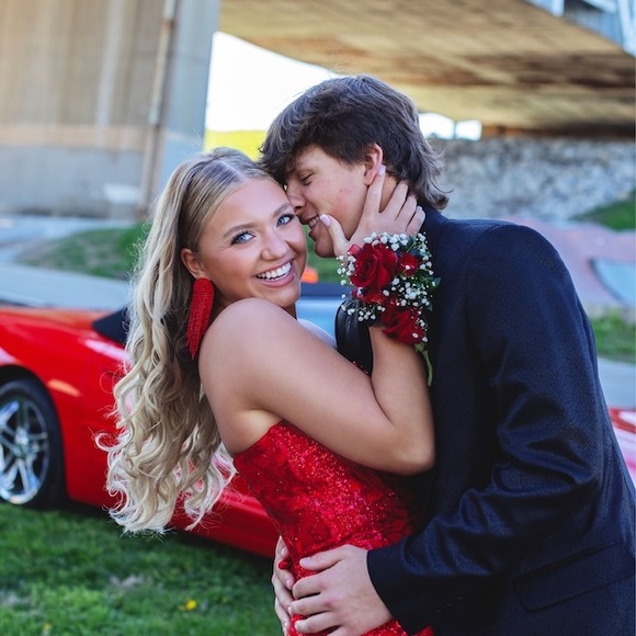 Red Rhinestone Tassel Dangle Earrings Wide Long Red Bridal Jewelry Prom Jewelry - Picture 2 of 4